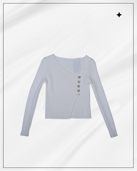 Sleeve Button Top