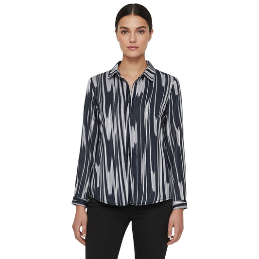 Noir Stripes Blouse